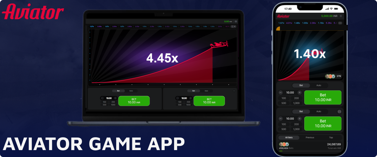Information about the Aviator app for players from India